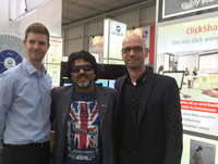Prominent visitors on the COMM-TEC booth at CeBIT