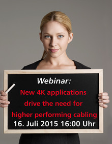 InfoComm Expert Webinar: New 4K applications drive the need for higher performing cabling