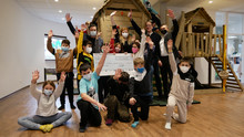 Exertis Pro AV hands over donation cheque to the K19 Herzenssache Children's Centre in Geislingen